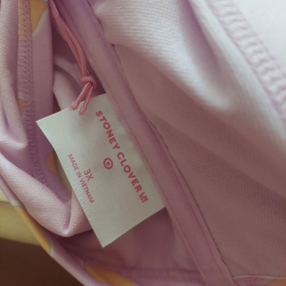 Stoney Clover Lane x Target Flutter Strap Heart Print Bralette Bikini Top NEW - Picture 3 of 6